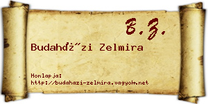 Budaházi Zelmira névjegykártya